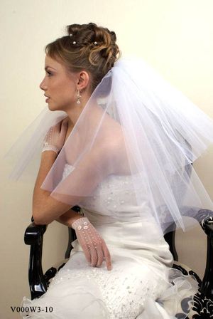 Wedding veil V000W3-10